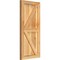 Ekena Millwork Framed Board-n-Batten Shutters w/Z-Bar, Rough Sawn Western Red Cedar, 16 1/8W x 34H, PR RBF06Z16X034RWR - alternate 2